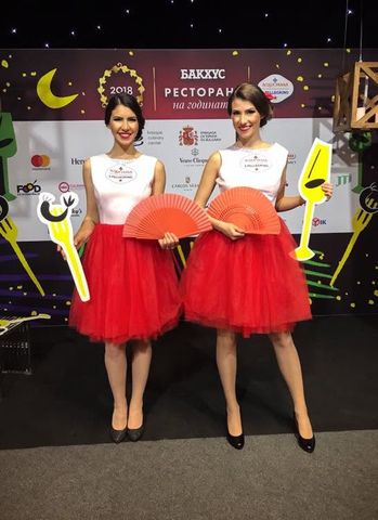 Хостеси на Алита Ивент на наградите „Ресторант на годината“ на сп. Бакхус